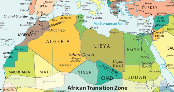 Southwest asia and north africa map quiz