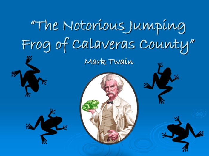 The notorious jumping frog of calaveras county pdf