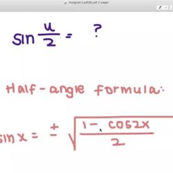 Fill in the blank to complete the trigonometric identity.