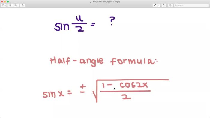 Fill in the blank to complete the trigonometric identity.