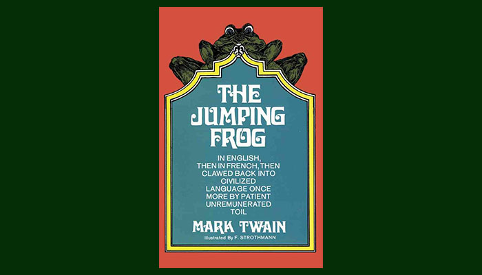 The notorious jumping frog of calaveras county pdf